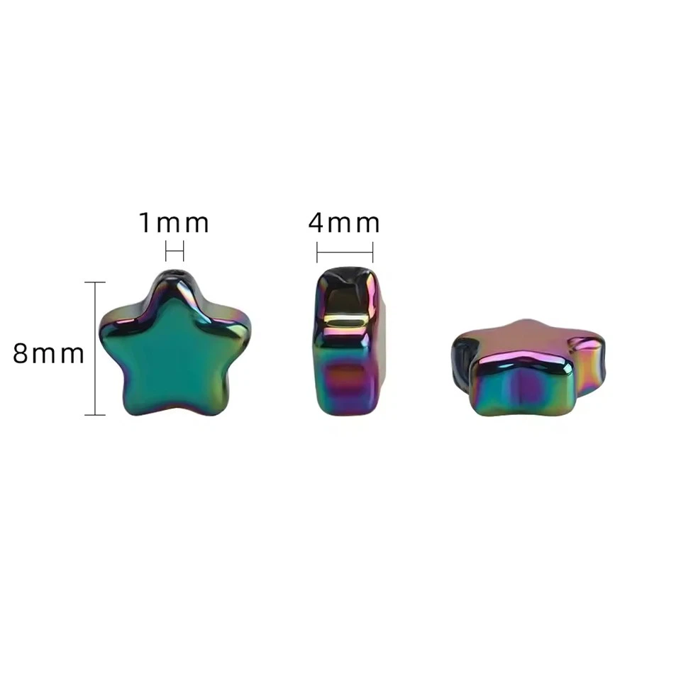 Glass Star Bead